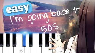 Arctic Monkeys  505  EASY PIANO TUTORIAL [upl. by Ydde]