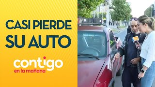 INDIGNÓ A JC RODRÍGUEZ Conductor casi pierde su auto por patente quebrada  Contigo en la Mañana [upl. by Nylrehs]