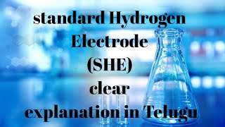 class 12Standard hydrogen electrode SHE clear explanation in Telugu [upl. by Lraed]