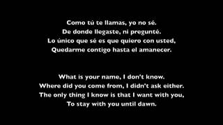 Hasta El Amanecer Nicky Jam Spanish and English Lyrics [upl. by Teragramyram]