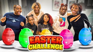 WHO EVER PAINTS THE BEST EASTER EGG WINS A PRIZE FAMILY CHALLENGE [upl. by Hubsher779]