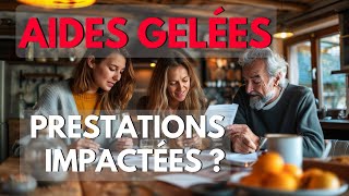 Aides gelées  prestations impactées [upl. by Norehc851]