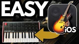 How To Connect MIDI Controller to GarageBand iOS [upl. by Brewer]