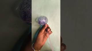 Easy Glitter Ball Craft from tape New Creative Craft ball trending glitter youtubeshorts craft [upl. by Bethena]