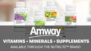 Nutrilite Vitamins Minerals amp Phytonutrient Supplements  Amway [upl. by Kauffmann954]