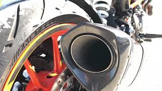 KTM DUKE 390  Akrapovic Exhaust  NO DBKILLER [upl. by Kinnon]