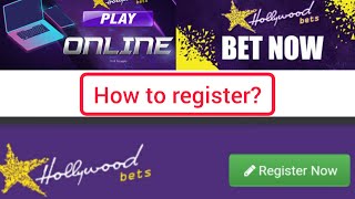 how to register on HOLLYWOODBETS [upl. by Eleaffar]