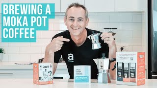 How to Brew a Bialetti Moka Pot  Stove Top Coffee Our Brew Recipe [upl. by Anatollo]