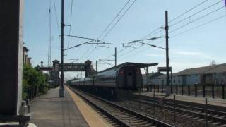 Acela Expresses  150MPH Full Speed Great Horn [upl. by Arukas926]