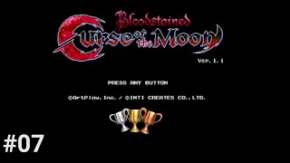 Bloodstained Curse of the Moon 07 GUIA DE TROFÉUS [upl. by Neiht]