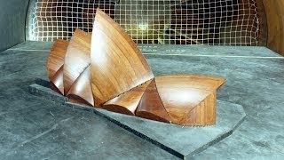 Sydney Opera House model wind turbulence testing 1961 [upl. by Enilorak]