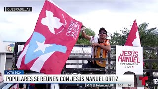 Populares celebran caravana con Jesús Manuel Ortiz [upl. by Ilojne321]