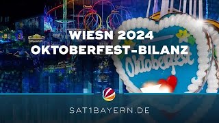 Oktoberfest 2024 in München WiesnBilanz zum Abschluss [upl. by Schuh]