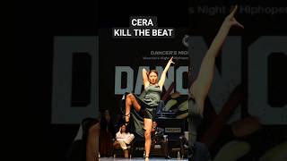 cera kill the beat dance funny reaction waacking waackingbattle maneequeencera 댄스 왁킹 [upl. by Karmen413]