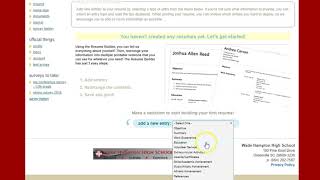 How to Fill Out Your Resume in Naviance [upl. by Alyal493]