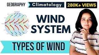 Types of Winds  Wind System in Climatology  Geography by Maam Richa parcham [upl. by Balliol]