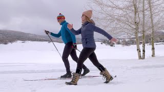 How to Cross Country Ski A Beginner’s Guide  Part 2  PSIAAASI [upl. by Aimahc]