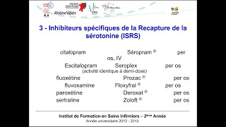 les médicaments psychotropes classe des antidépresseurs et thymorégulateurs [upl. by Yokoyama]