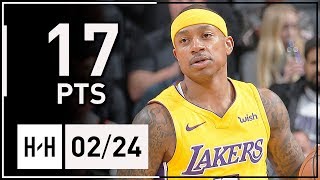 Isaiah Thomas Full Highlights Lakers vs Kings 20180224  17 Points CLUTCH [upl. by Aneem]