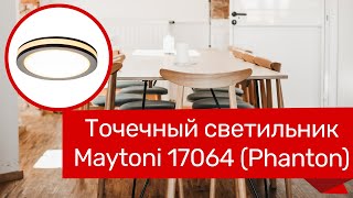 Точечный светильник MAYTONI 17064 MAYTONI Phanton DL303L12B обзор [upl. by Ahsilrak]