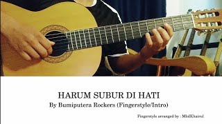 Bumi Putra Rockers  Harum Subur Di Hati  FingerstyleIntro by MhdKhairul [upl. by Milak]