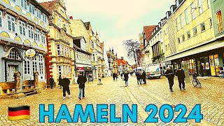 Hameln 2024 🇩🇪4k Walking GermanyDeutschland [upl. by Chaffin460]