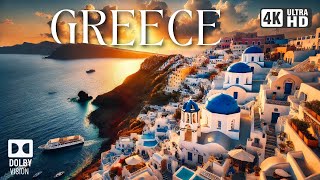 Greece Santorini  Athens 🇬🇷 in 4K HDR 60FPS Dolby Vision™  Ultimate 4K Experience worldopedia7 [upl. by George629]