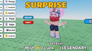 How to Get SURPRISE one of the RAREST AURA in AURA CRAFT  Legendary Aura RECIPE  ROBLOX [upl. by Nnaj]