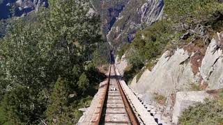 Gelmerbahn  up to the Gelmersee lake [upl. by Cleavland]