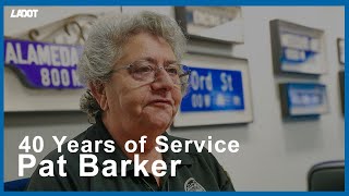 Pat Barker 40 Years of Service [upl. by Jerrilee]