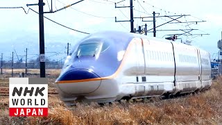 New Regional Yamagata Shinkansen Series E8  Japan Railway Journal [upl. by Jephum]