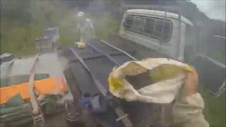 A Day in the life of a commercial beekeeper honey harvesting [upl. by Anerys]