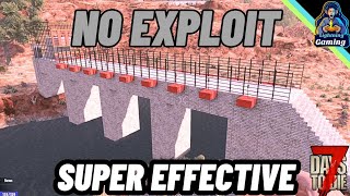 7 days to die 10 No Exploit Super effective Horde base [upl. by Cerf]