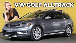 2018 Volkswagen Golf Alltrack SEL Review  The AWD Manual Wagon with ALL the Features [upl. by Bradway]