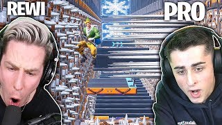 REWI vs PRO im SCHWERSTEN Fortnite DEATHRUN Cizzorz parkour [upl. by Emanuele]