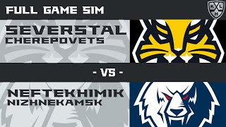 NHL 25  KHL  SEVERSTAL Cherepovets  NEFTEKHIMIK Nizhnekamsk  FULL GAME SIM  PS5 [upl. by Asserac]