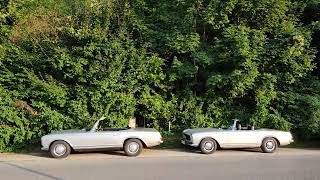 Super Silberpfeil Mercedes SL 230 Oldtimer Cabriolets [upl. by Anairol]