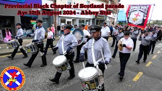 Provincial Black Chapter of Scotland Parade 2024  Abbey Star [upl. by Hamil]