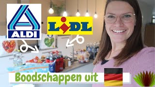 Aldi en Lidl BOODSCHAPPEN SHOPLOG II Boodschappen kopen in Duitsland [upl. by Eenerb]