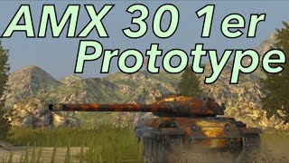 WoTB AMX 30 1er prototype 5868DMG 3 Kills [upl. by Bobker]