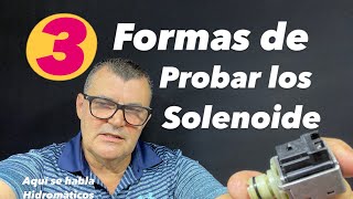 Solenoide 3 Forma de probarlos Transmisión Automática ✅👍 [upl. by Varrian608]