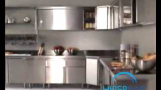 Cocinas modulares en acero inoxidable [upl. by Enerod]