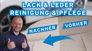 Ledersitze reinigen amp pflegen  Lackversiegelung  Flugrost amp Teer entfernen  36 Frag Schuster [upl. by Hun]