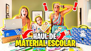 MEGA HAUL MATERIAL ESCOLAR VUELTA AL COLE DE DANIELA Y MARTINA [upl. by Jenkel]