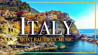 The Best 🇮🇹 Italian Music amp aerial 4K Italy landscapes The most beautiful amp famous🇮🇹songs [upl. by Idden394]