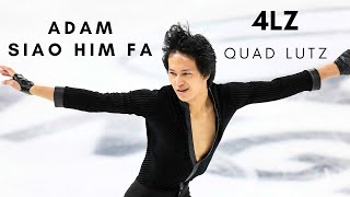 Adam SIAO HIM FA QUAD LUTZ 4Lz [upl. by Tallbot]