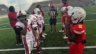 Duval chiefs 8u vs saraland Spartans 8u ❤️💛 [upl. by Ttej]