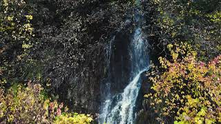 Scenic Alaska  Icee Strait Waterfall Hoonah Alaska [upl. by Yanffit]