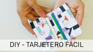 Tutorial como hacer un tarjetero muy fácil [upl. by Brandais536]