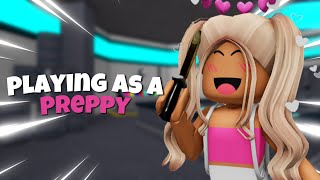 PLAYING MM2 AS A PREPPY Roblox mm2 [upl. by Sel610]